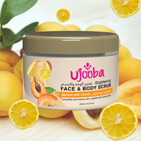 UJOOBA-APRICOT and LEMON-FACE AND BODY SCRUBS
